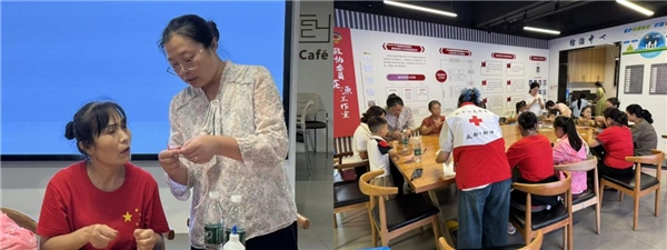 “桑榆守望”手工课温情落幕 指尖非遗传递晚年暖意(图1)