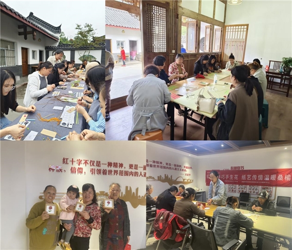 “桑榆守望”手工课温情落幕 指尖非遗传递晚年暖意(图2)