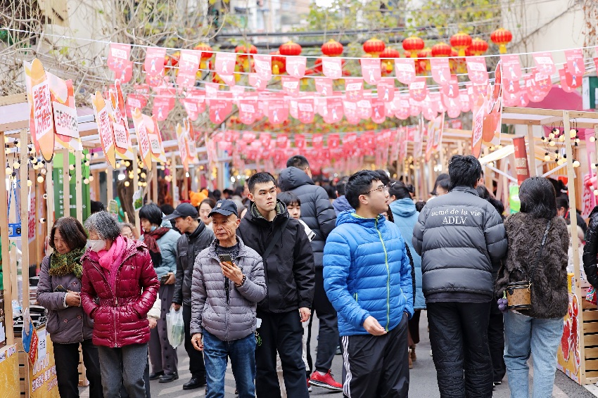 “村糖会”活动现场。受访者供图