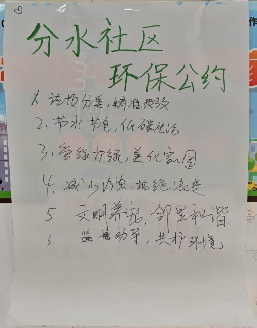 分水社区“绿色家风·共筑美好”环保示范家庭评选暨环保公约推广行动顺利举行(图6)