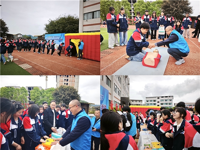 工伤预防进校园：平昌职中上演“安全实景课”(图2)