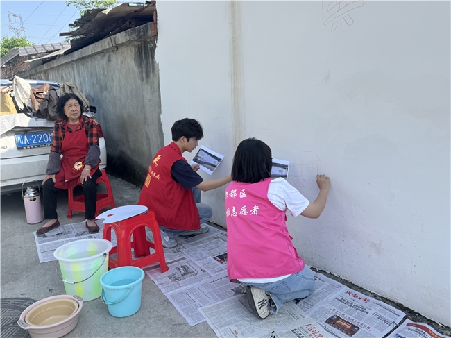 ​墙绘添彩聚合力 微治理赋能美乡村  --太和村开展微空间提质行动(图5)