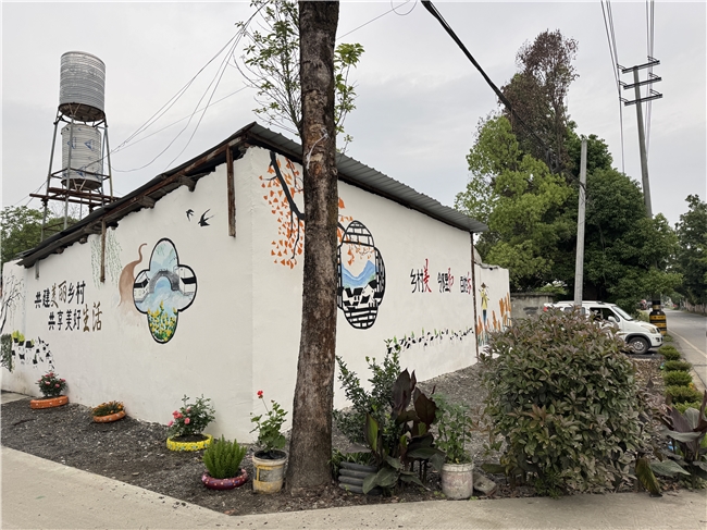 ​墙绘添彩聚合力 微治理赋能美乡村  --太和村开展微空间提质行动(图9)