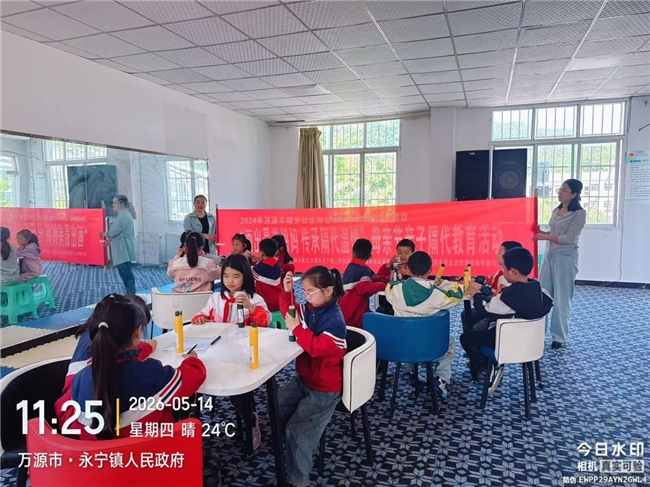 万源市开展“画出最美妈妈 传承隔代温情”母亲节亲子隔代教育活动(图3)