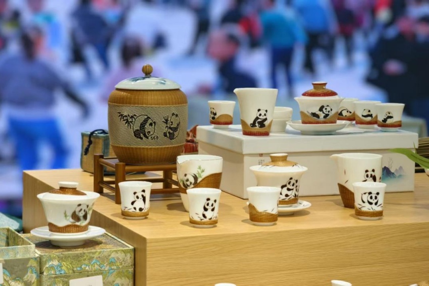 华琳竹编工作室的展示作品。成都市残联供图