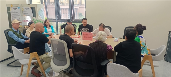 成华区斑竹社区：“老游说理” 四步工作法 巧解返迁房社区千千结(图1)