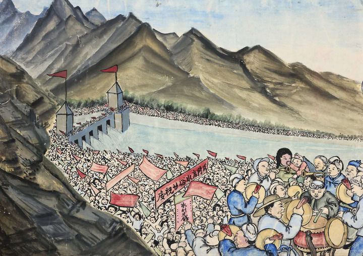 农民画描绘七十载乡村蝶变(图2)